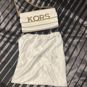 Michael Kors clutch purse w chain